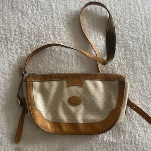 Vintage Gucci cream cross  body shoulder bag